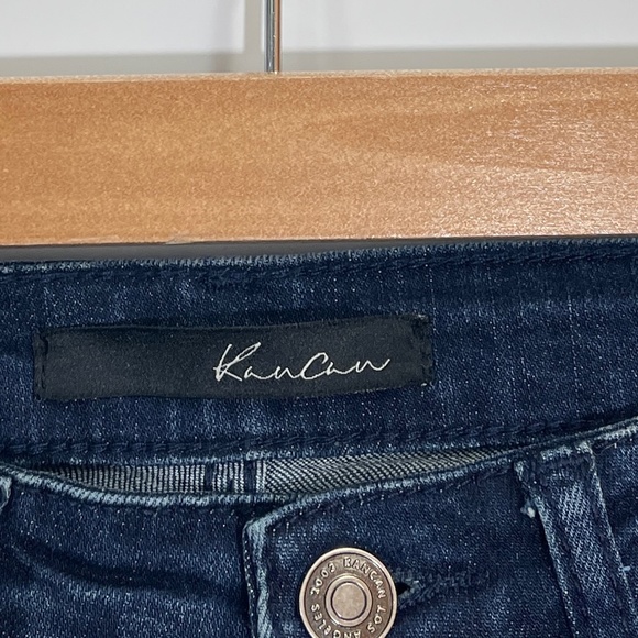 KanCan Button fly Distressed Rolled hem High Rise Jeans Size 27 - Picture 3 of 7